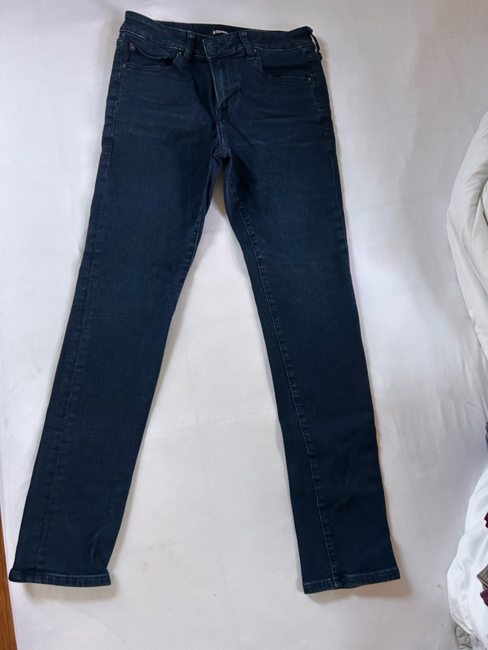 Express Women’s Skinny Jeans in Dark Blue